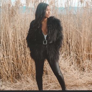 Oversized Faux Fur Jacket